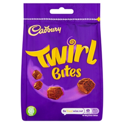 Picture of Bags Twirl Bites 109g Cad x10